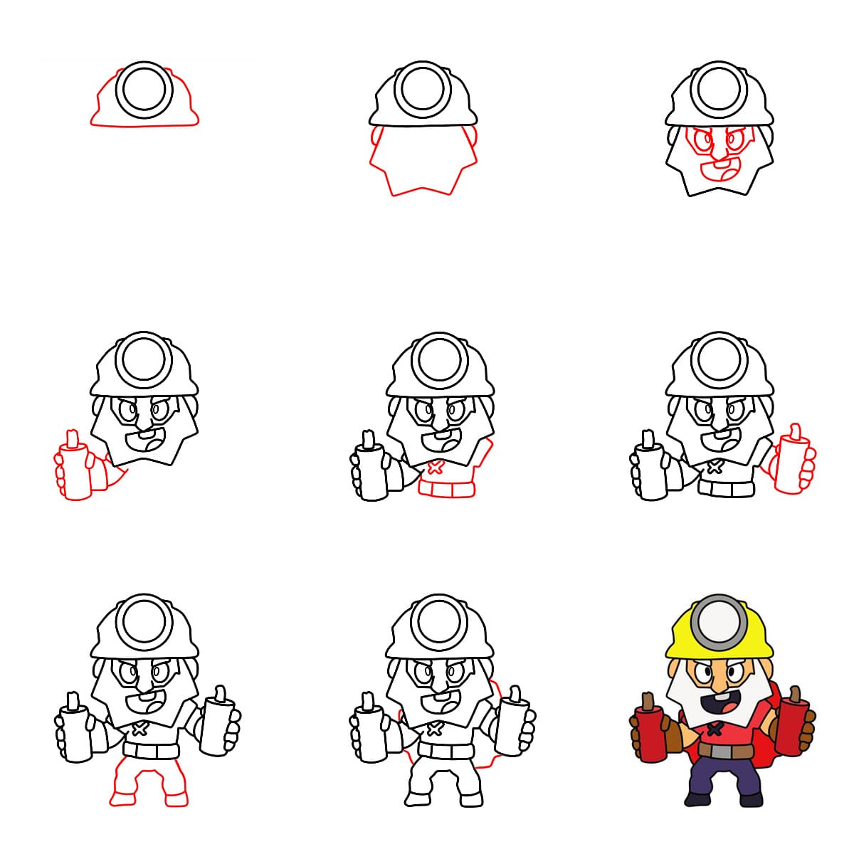 Dynamike Brawl Stars zeichnen ideen