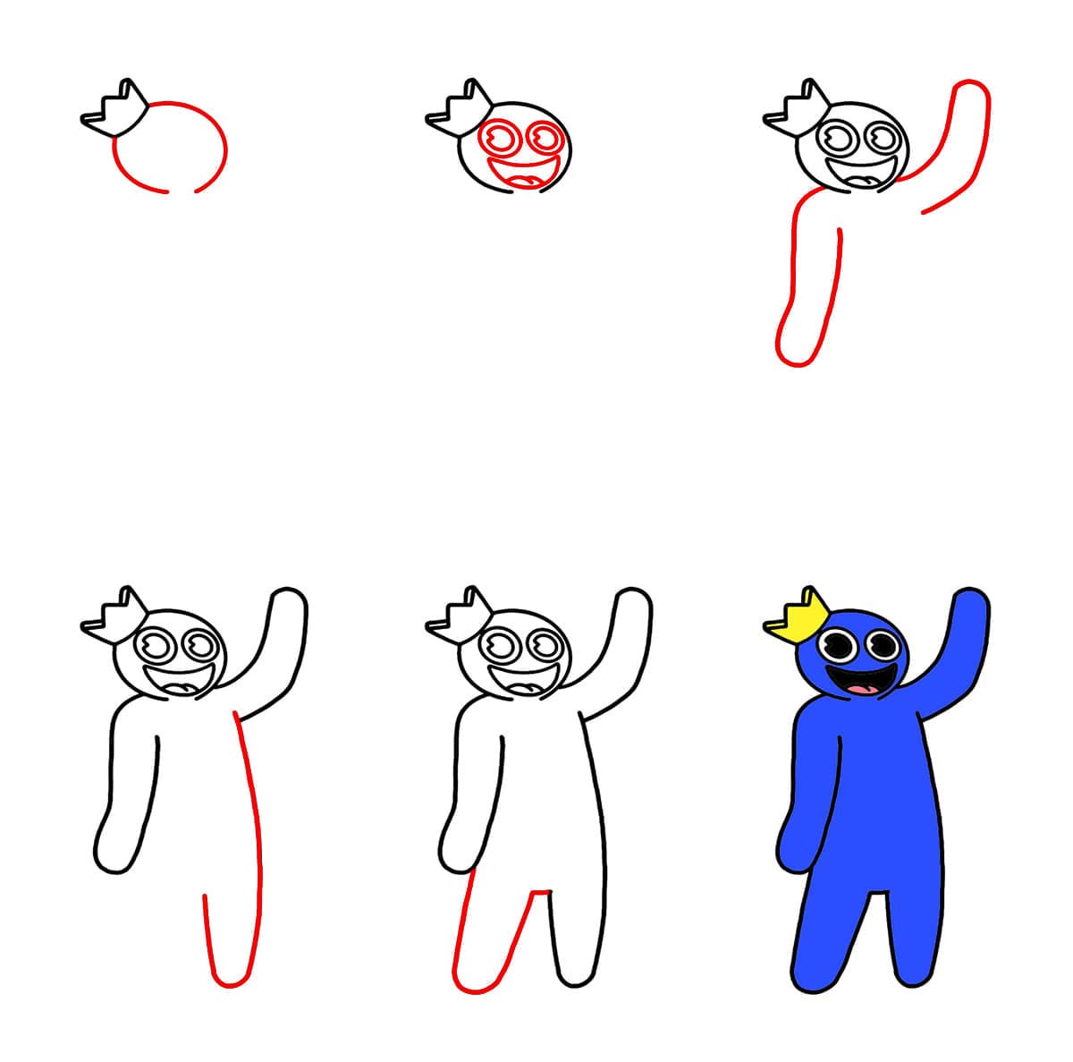 Rainbow Friends zeichnen ideen