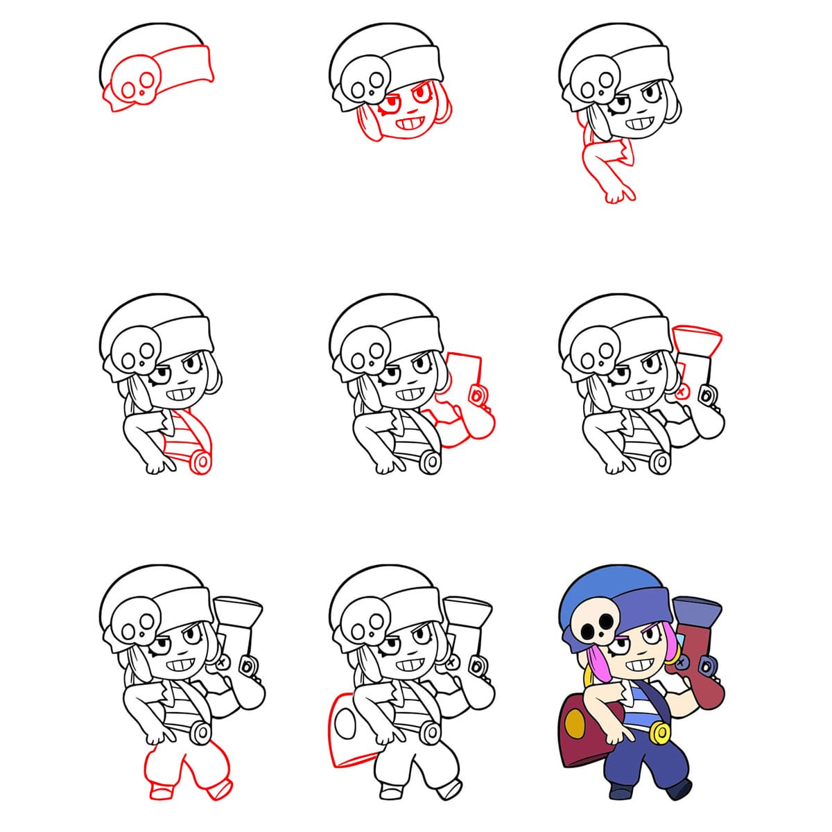 Penny Brawl Stars zeichnen ideen