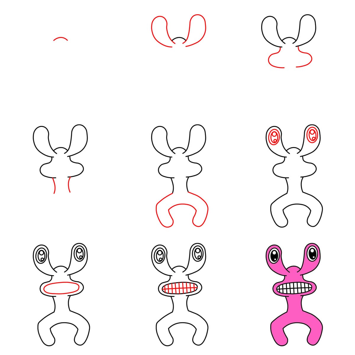 Rainbow Friends Monster zeichnen ideen