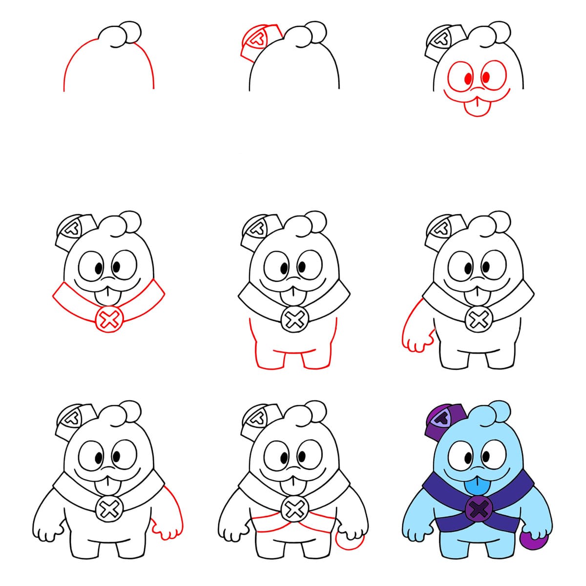 Squeak Brawl Stars zeichnen ideen