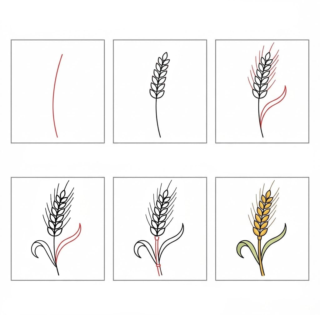 Weizenkasten zeichnen ideen