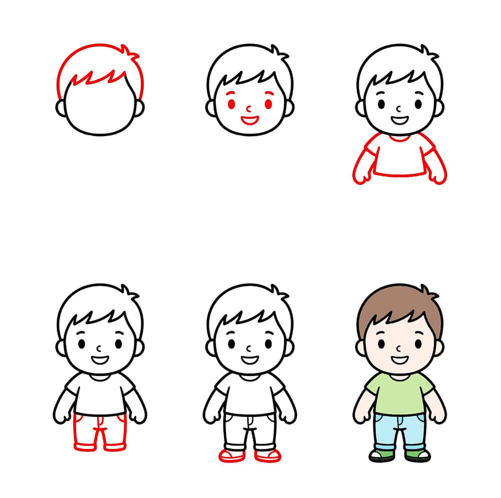 Chibi Mann zeichnen ideen
