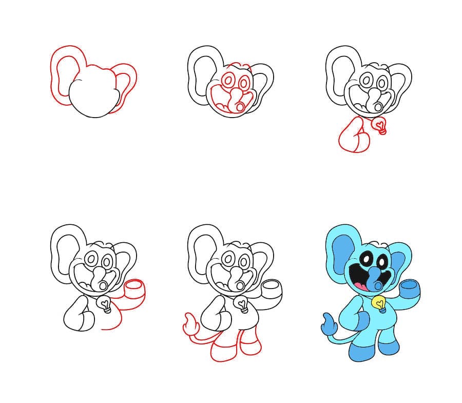 Bubba Bubbaphant Smiling Critters zeichnen ideen