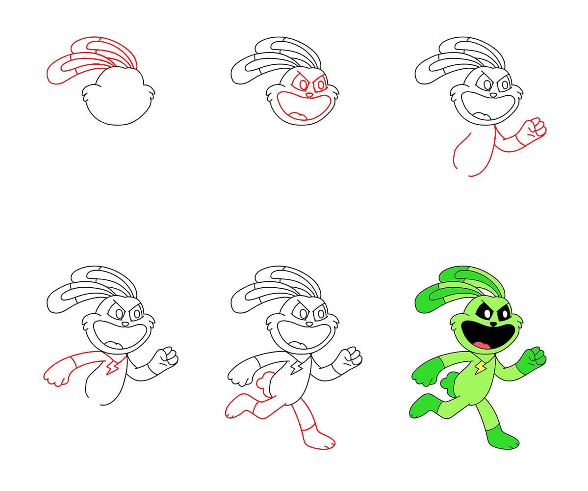 Hoppy Hopscotch Smiling Critters zeichnen ideen