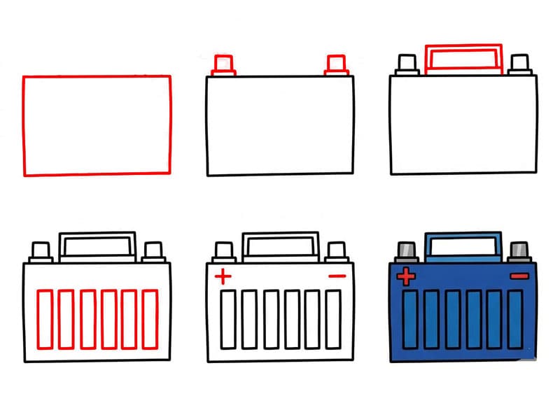 Autobatterie zeichnen ideen