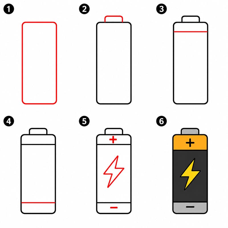 Batteriefrei zeichnen ideen