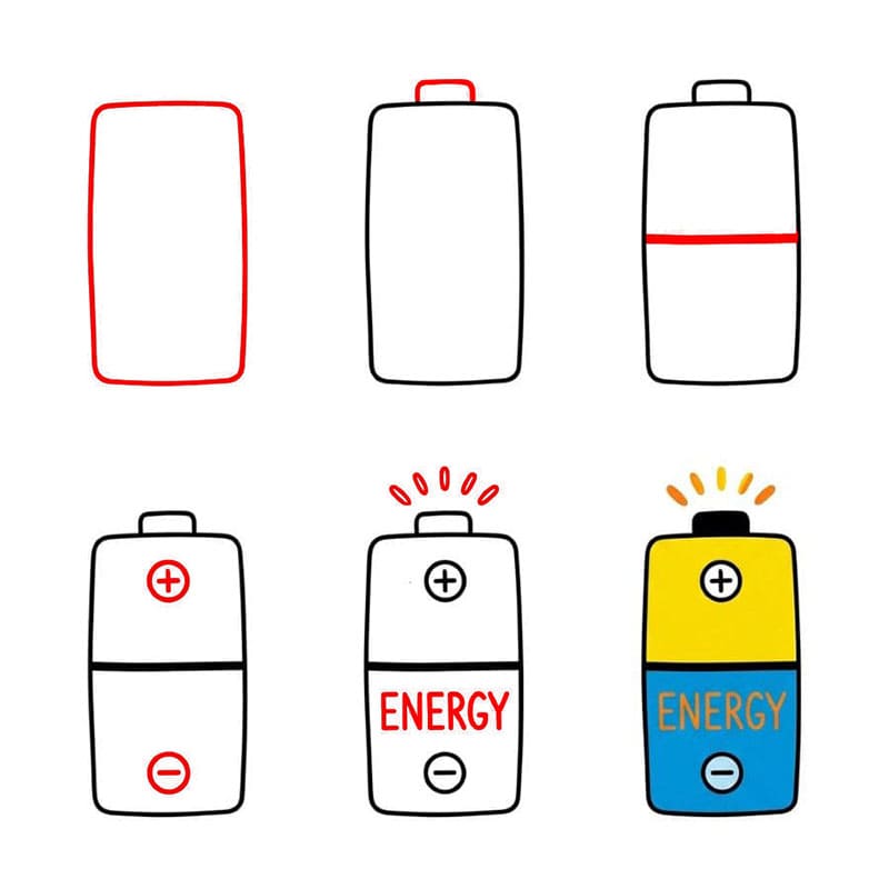 Energiesparakku zeichnen ideen