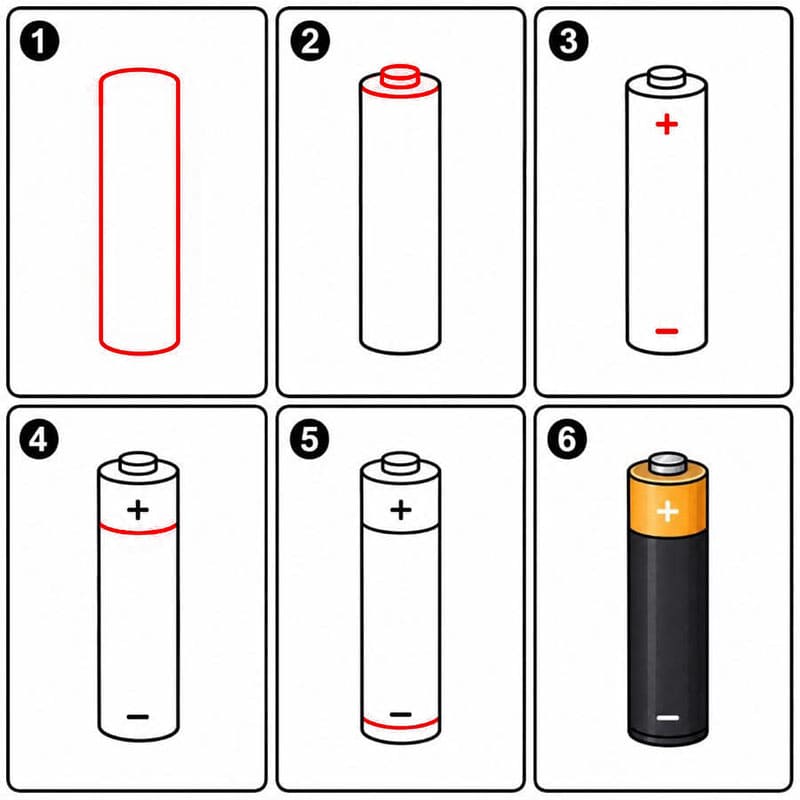 Fernbedienungsbatterie zeichnen ideen