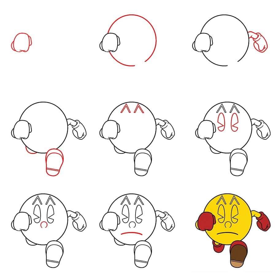 Pac-Man Ideen zeichnen ideen