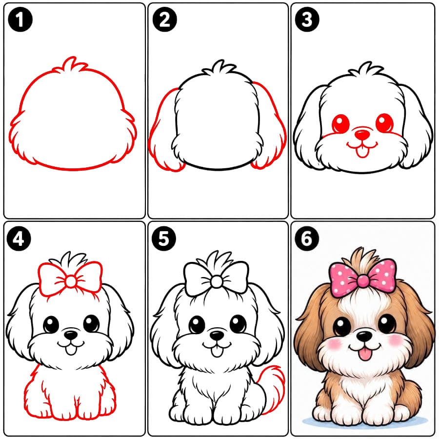 Ihana shih tzu zeichnen ideen