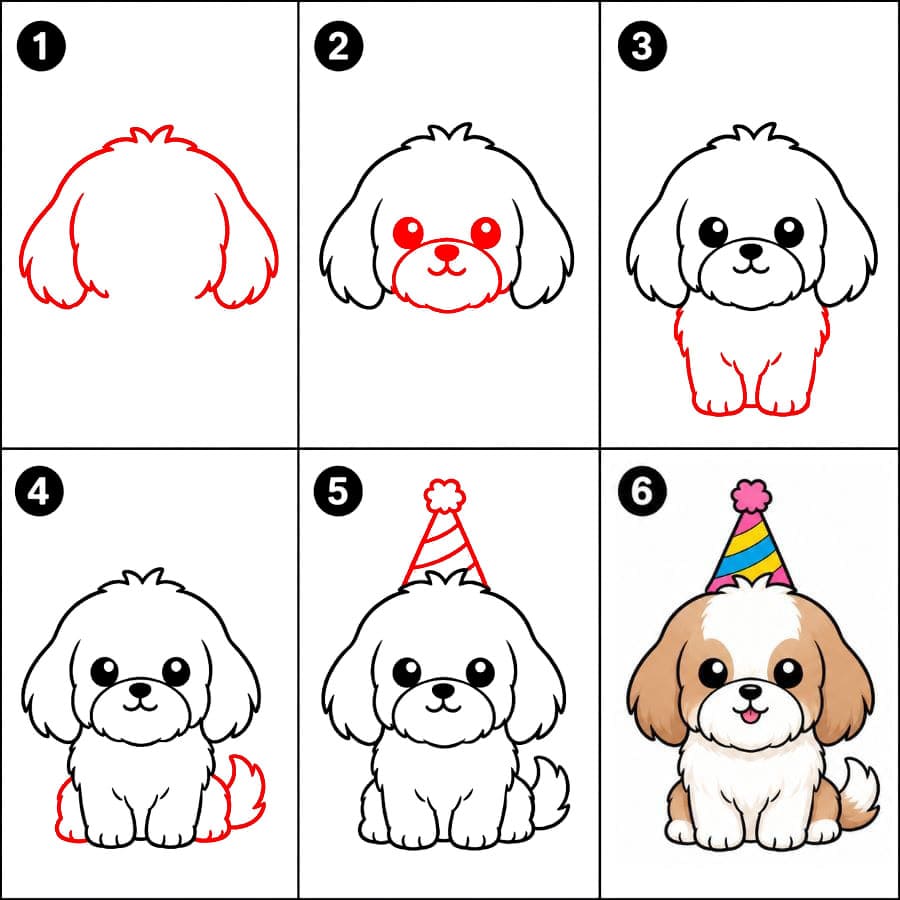 Shih Tzu zeichnen ideen