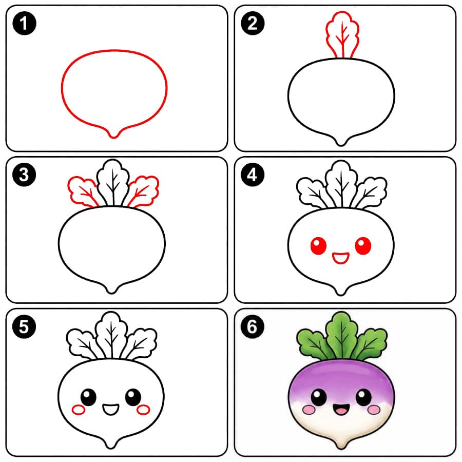Süße Rübe zeichnen ideen