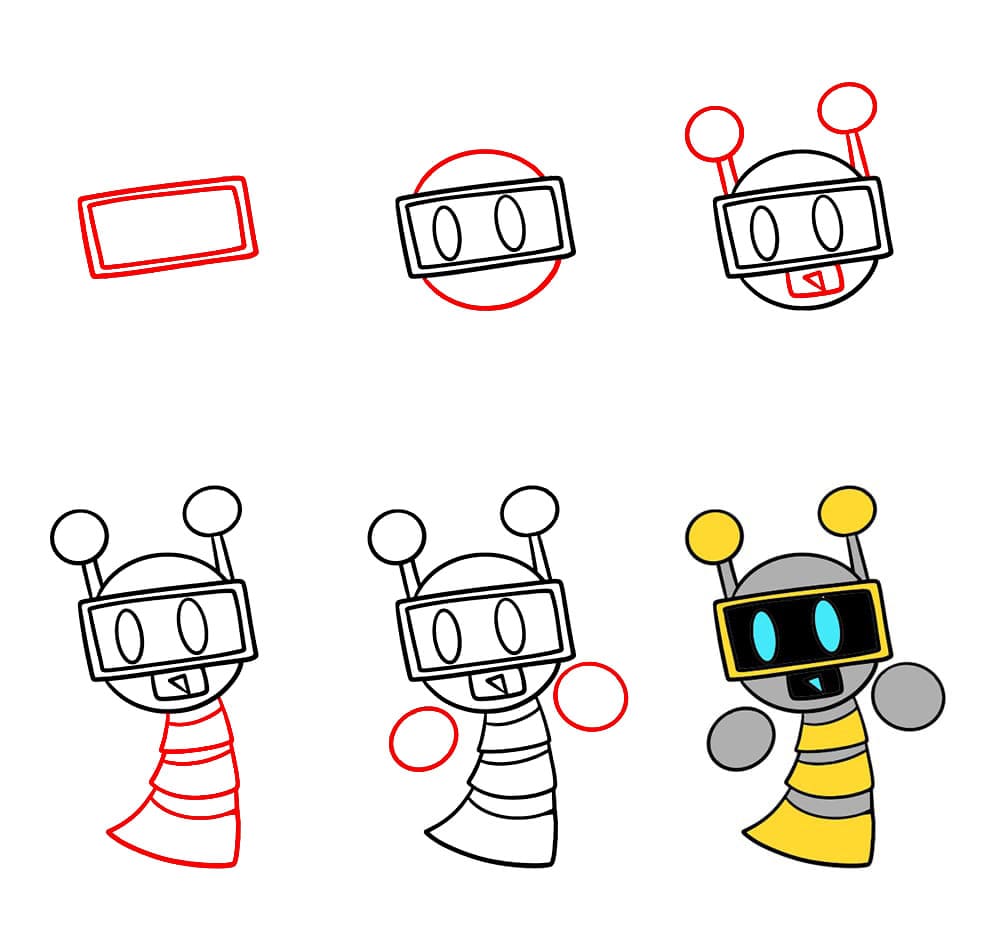 Tanzender Fun Bot Sprunki Incredibox zeichnen ideen